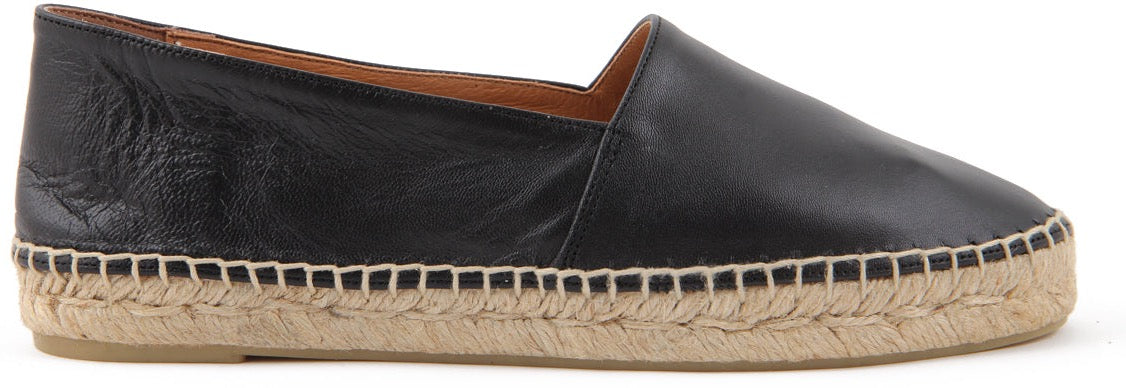 LUNA SOFT BLACK ESPADRILLES