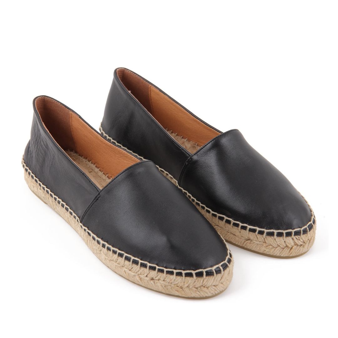LUNA SOFT BLACK ESPADRILLES