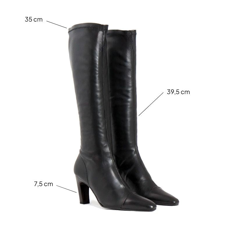 NOELLE BLACK SUPREME STRETCH BOOTS