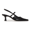SLINGBACK BLACK SOFT HEELS