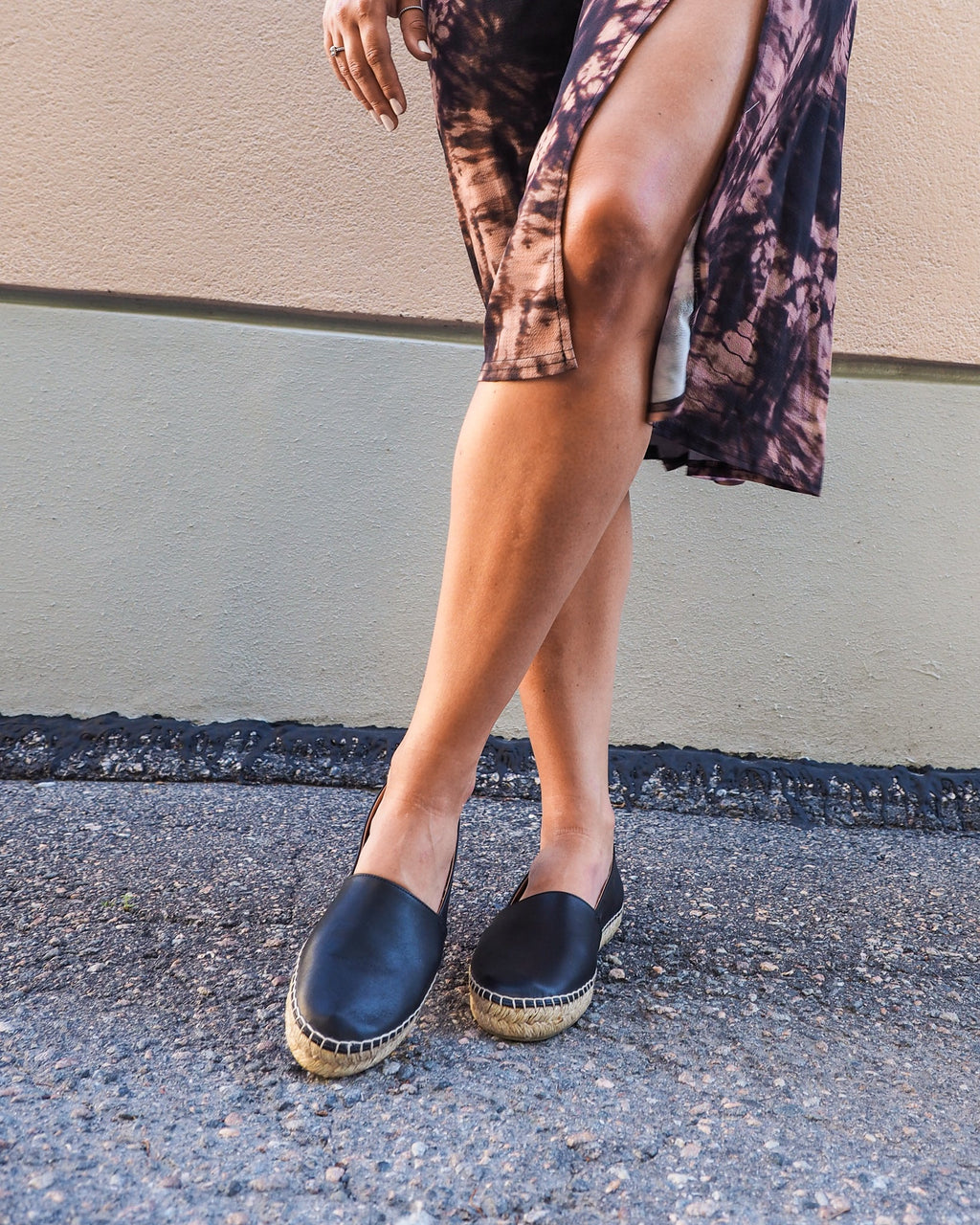 SHOES LIKE CANDY 244 BLACK NAHKAESPADRILLE