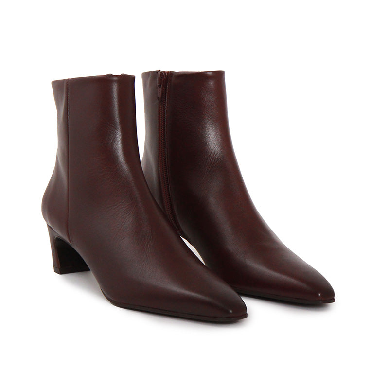 ELIZA II SOFT PRUNA ANKLE BOOTS