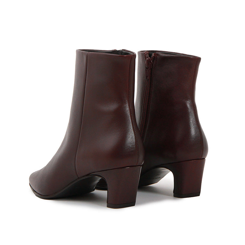 ELIZA II SOFT PRUNA ANKLE BOOTS