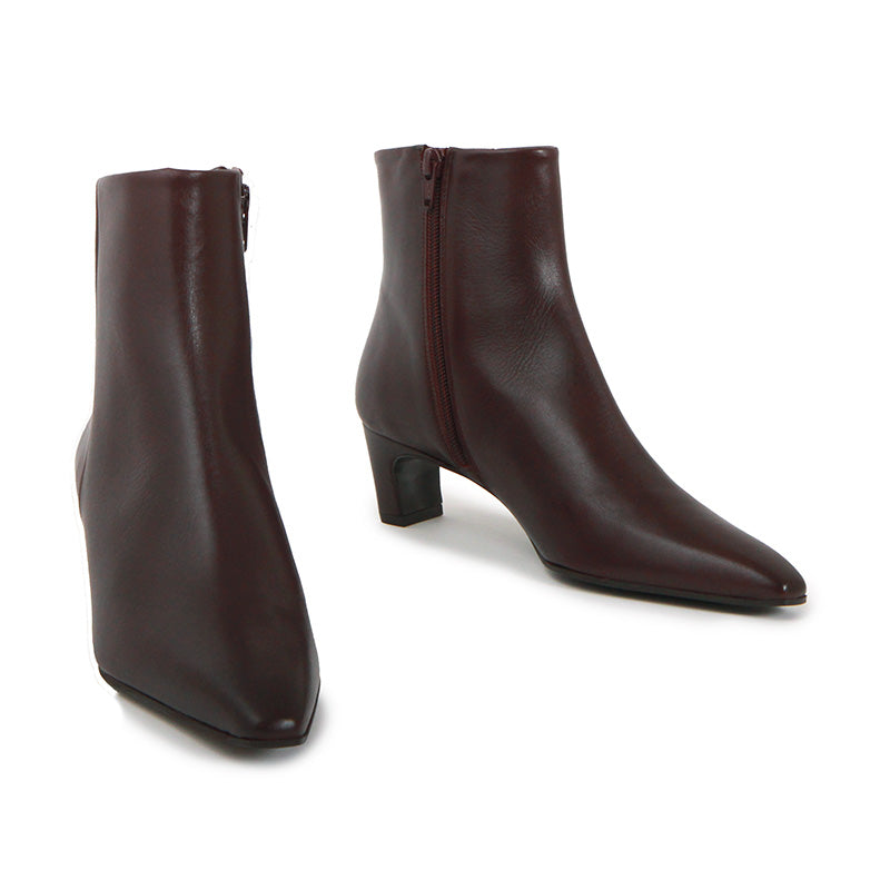 ELIZA II SOFT PRUNA ANKLE BOOTS