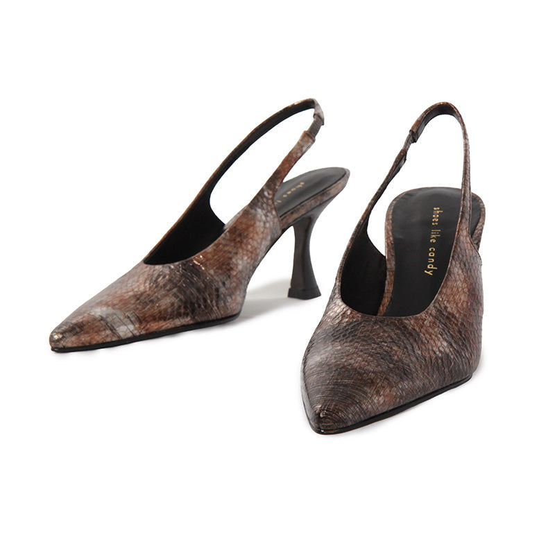 VAILA SOFT COBRA DARK SILVER HEELS
