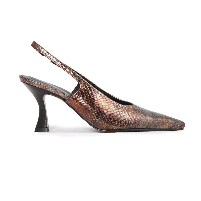 VAILA SOFT COBRA DARK SILVER HEELS