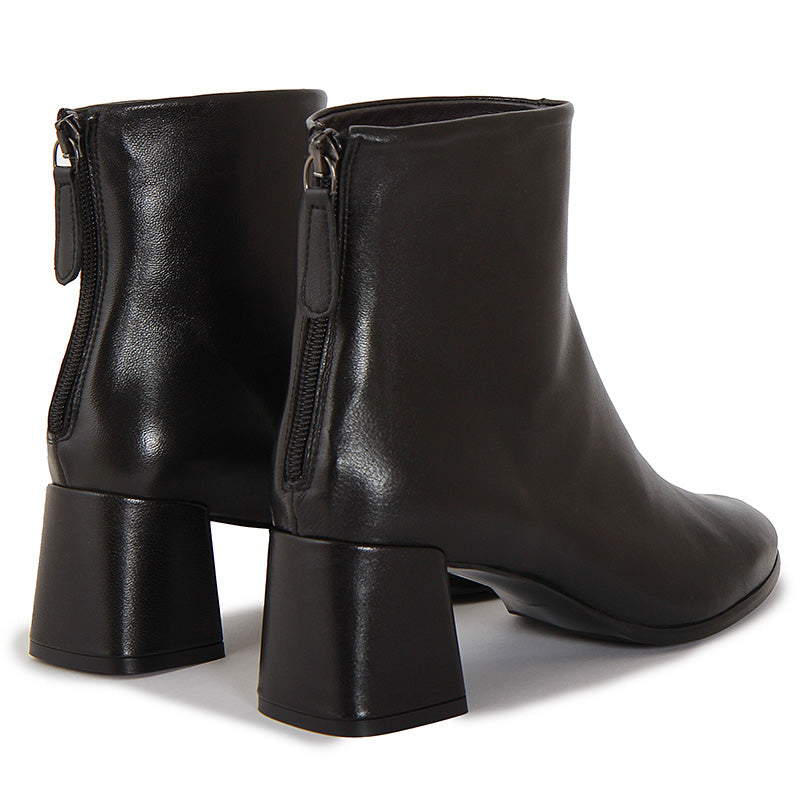 CECILE SOFT BLACK ANKLE BOOTS