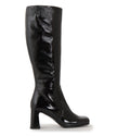 LUCE SOFT SHINY BLACK BOOTS