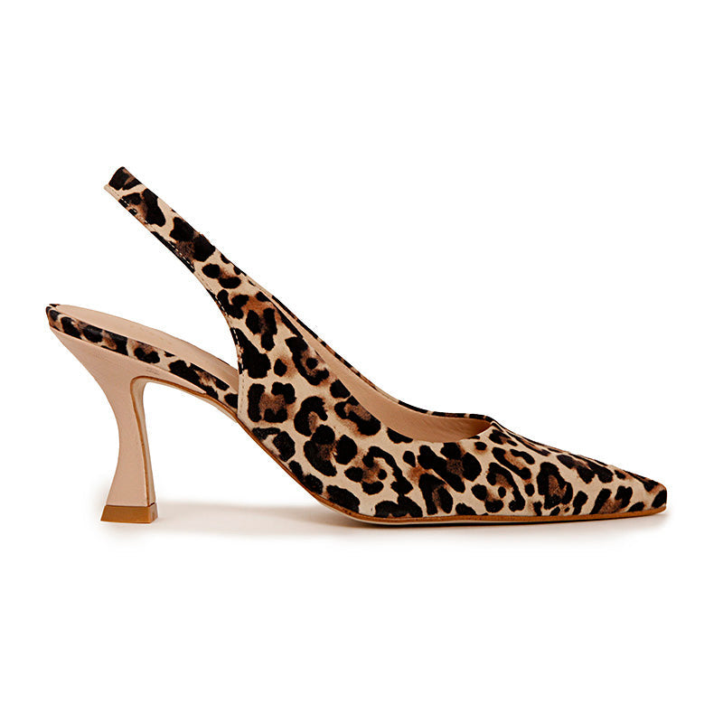 SLINGBACK JAGUAR KAMEL HEELS