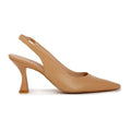 BELLA SOFT NAPA BEIGE SLINGBACK HEELS