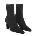 ORINA BLACK STRETCH ANKLE BOOTS