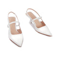 MAYA SOFT SHINY PANNACOTTA SLINGBACKS