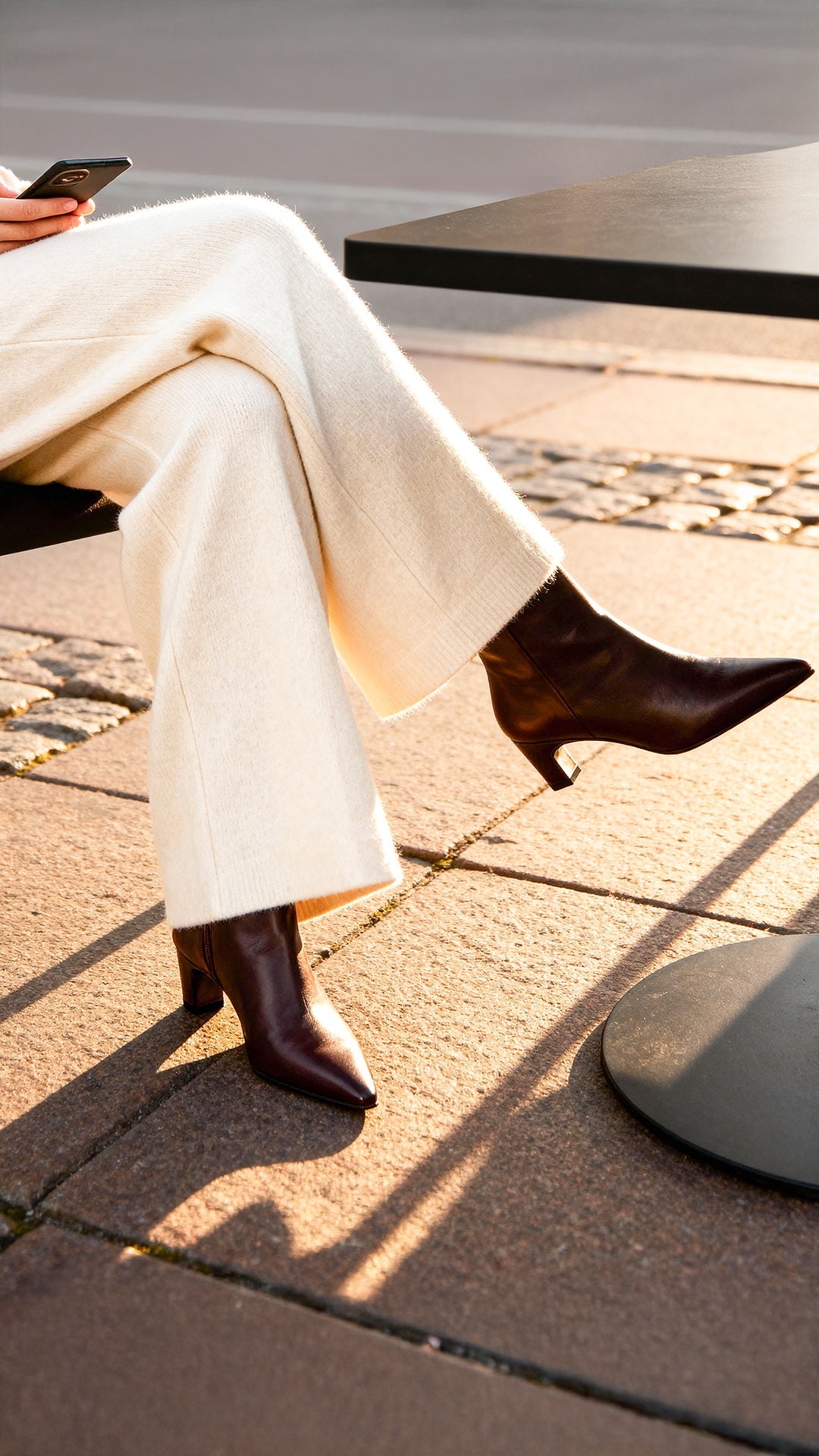 ELIZA II SOFT PRUNA ANKLE BOOTS